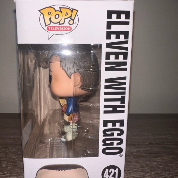 Funko Pop Stranger Things Eleven with Eggo Figure - Picture 2 of 5